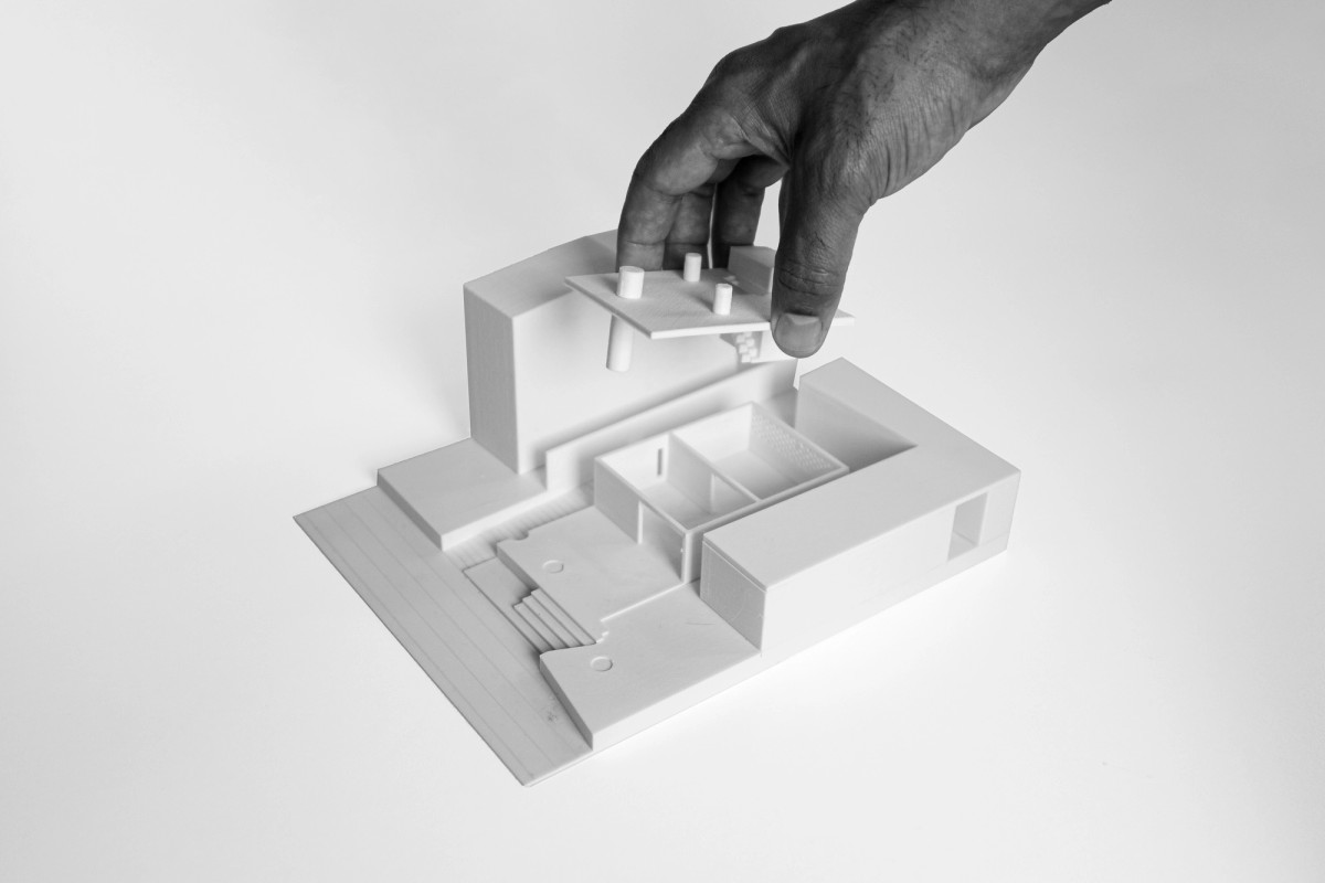 Architectural model in miniature