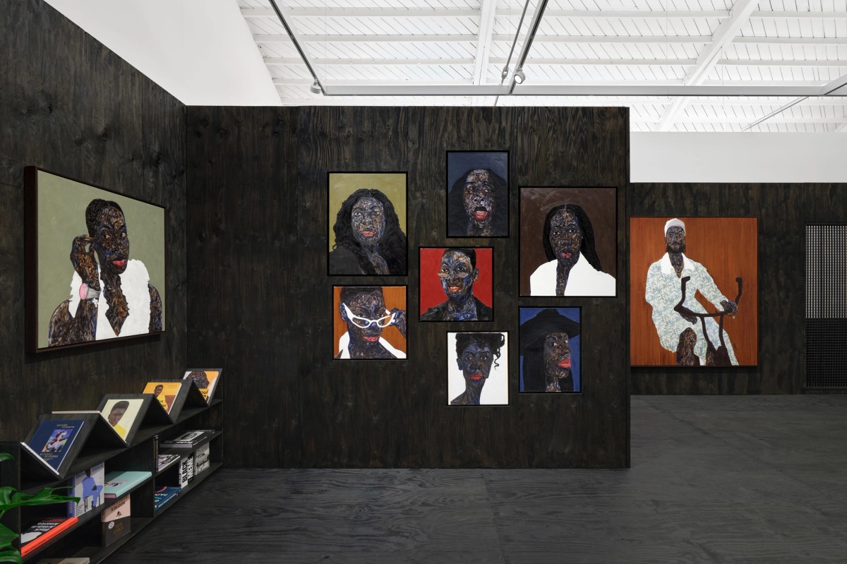 Amoako Boafo, I Bring Home with Me, LA, Exhibition, Installation