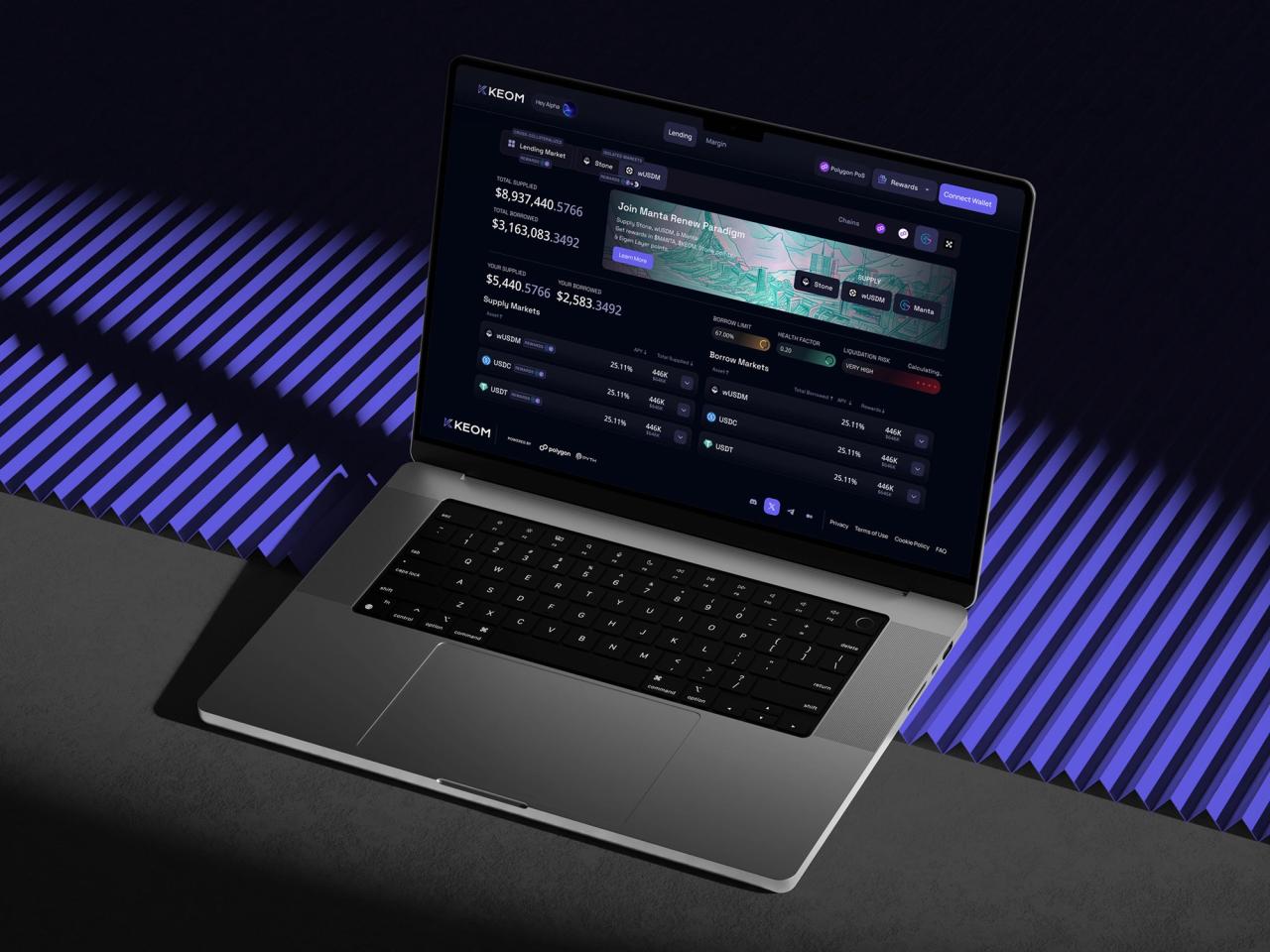 KEOM Protocol · Web3 Kaldıraçlı Piyasa Tanıtımı