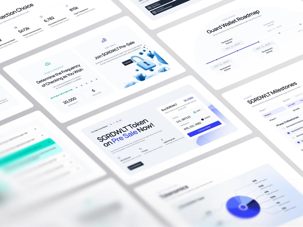Guard Wallet · Web3 Landing Page Bölümleri