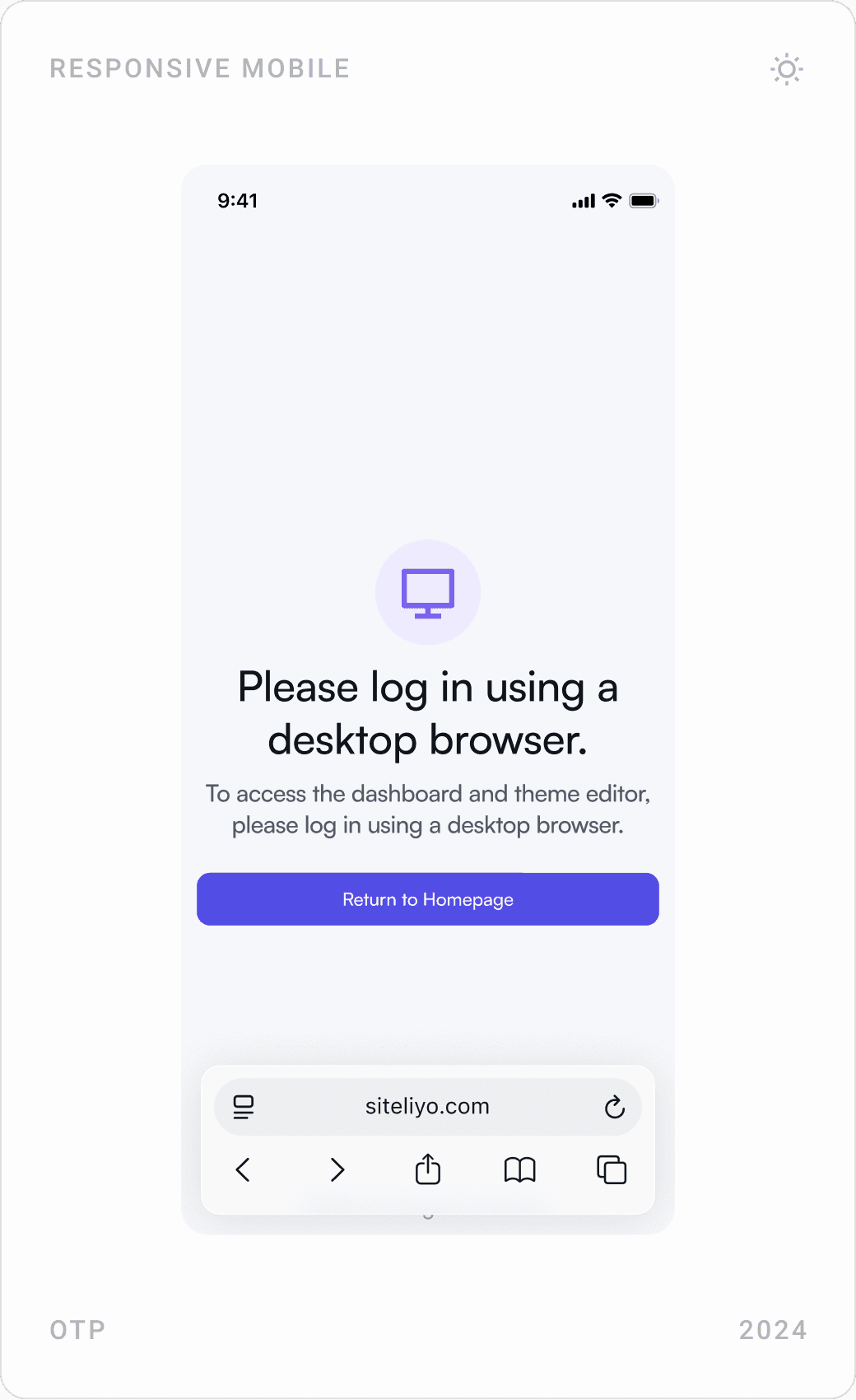 Mobile email verification code entry, “Verification Failed” screen and “Please log in using a desktop browser” notice