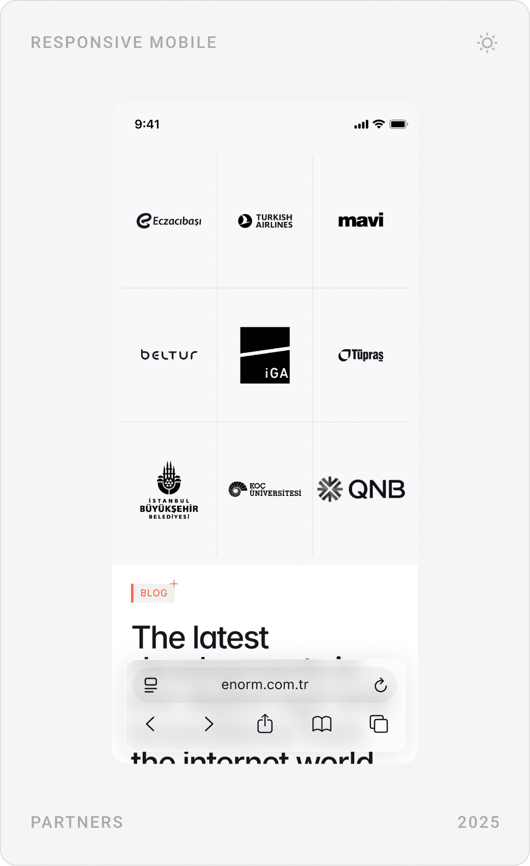 Mobile cloud and e-commerce consulting cards, “Some perfect customers” partners section and a grid of customer logos
