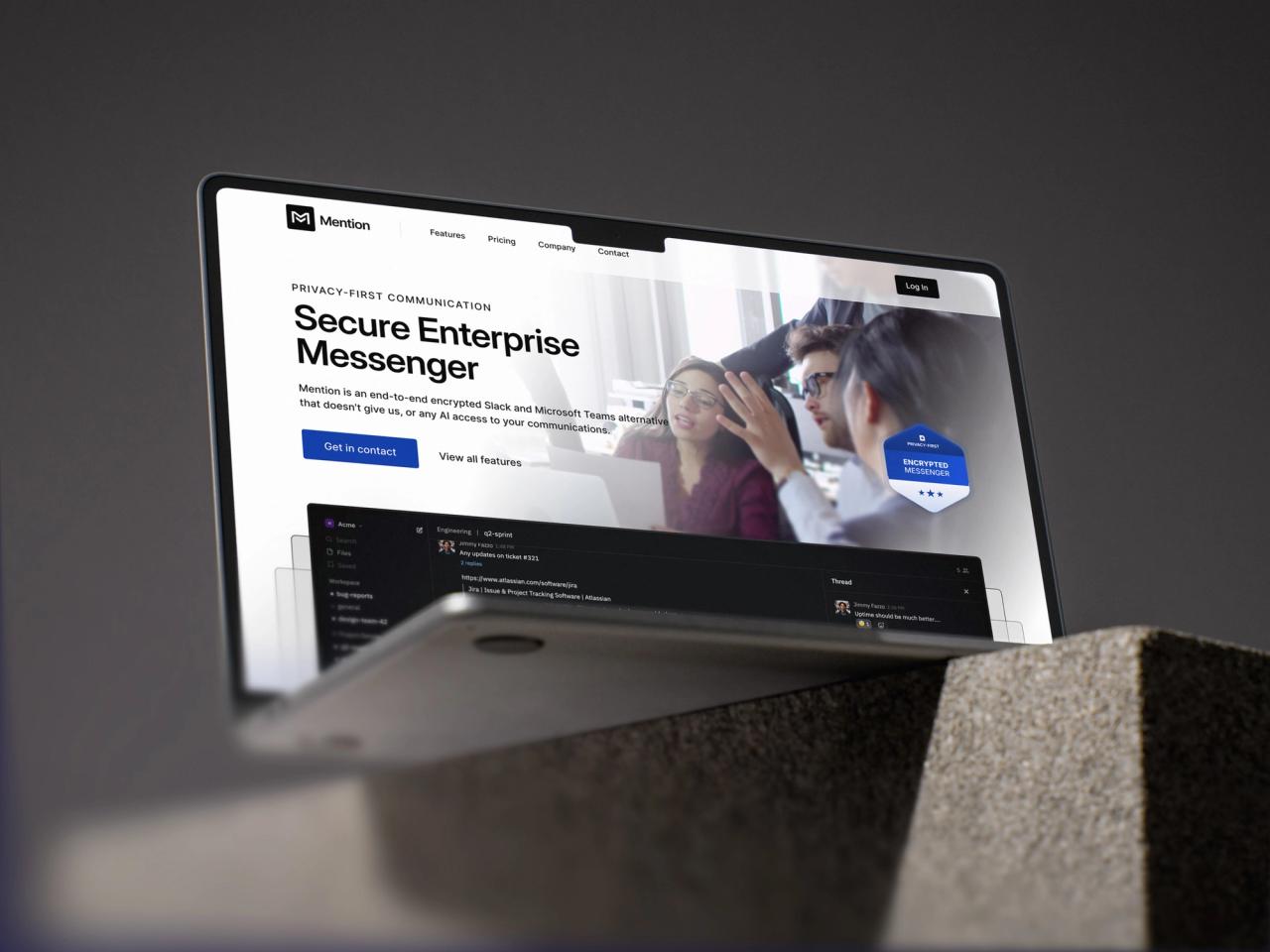 Mention · Mention Landing Page Hero Bölümü Tanıtımı
