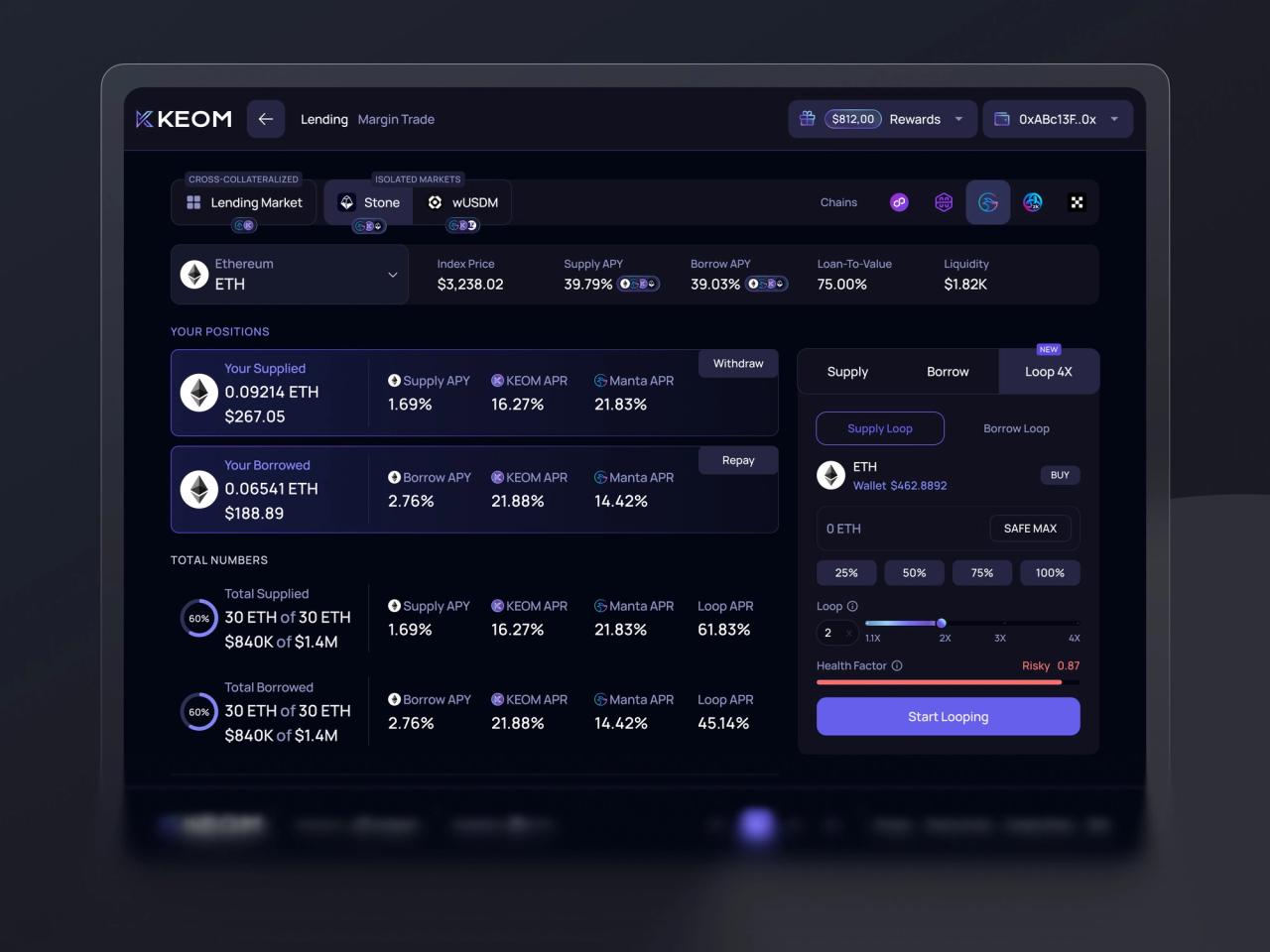 KEOM Protocol · Web3 Tekil Varlık Detay Tasarımı