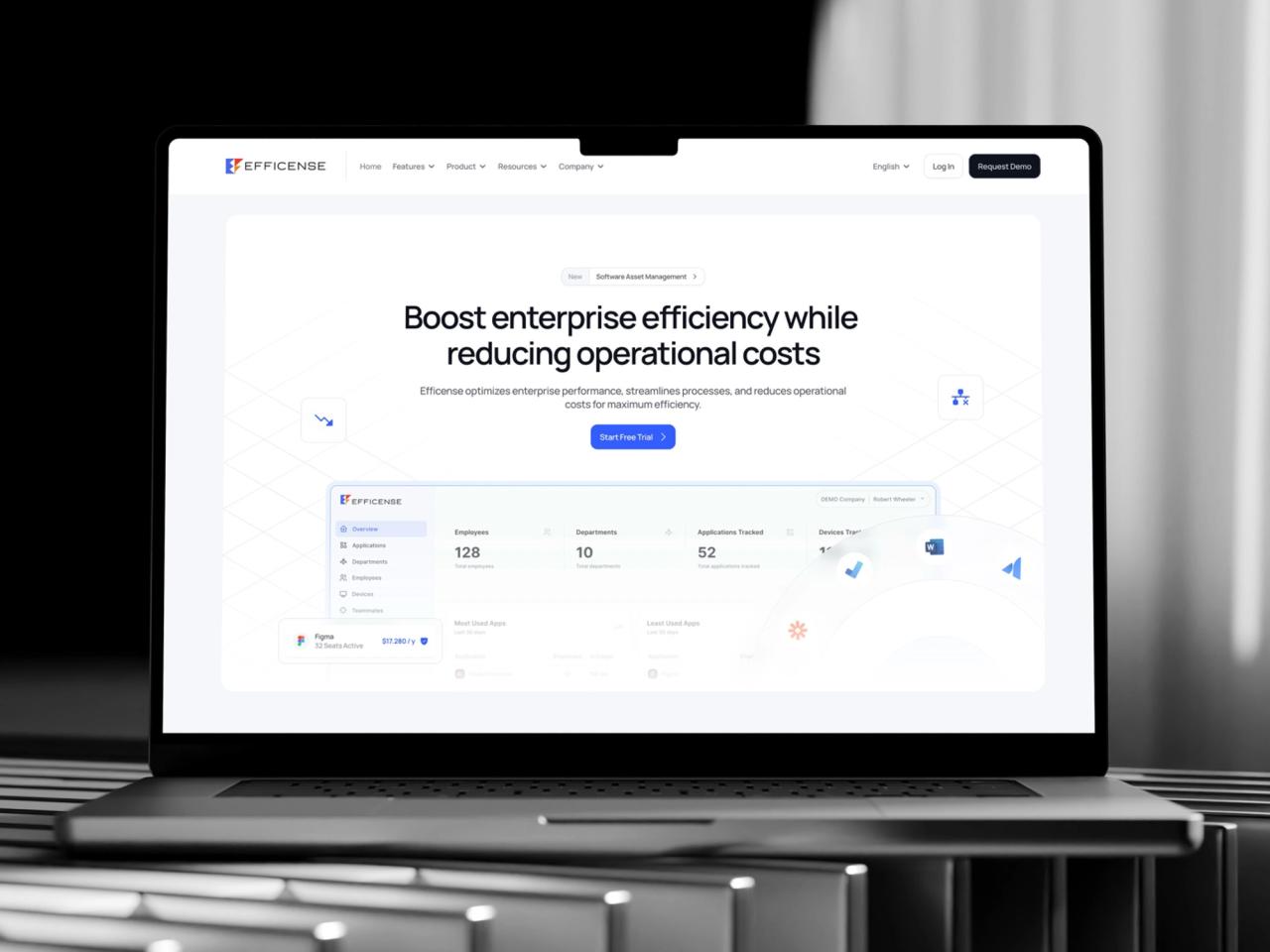 Efficense · Hero Bölümü Tanıtımı