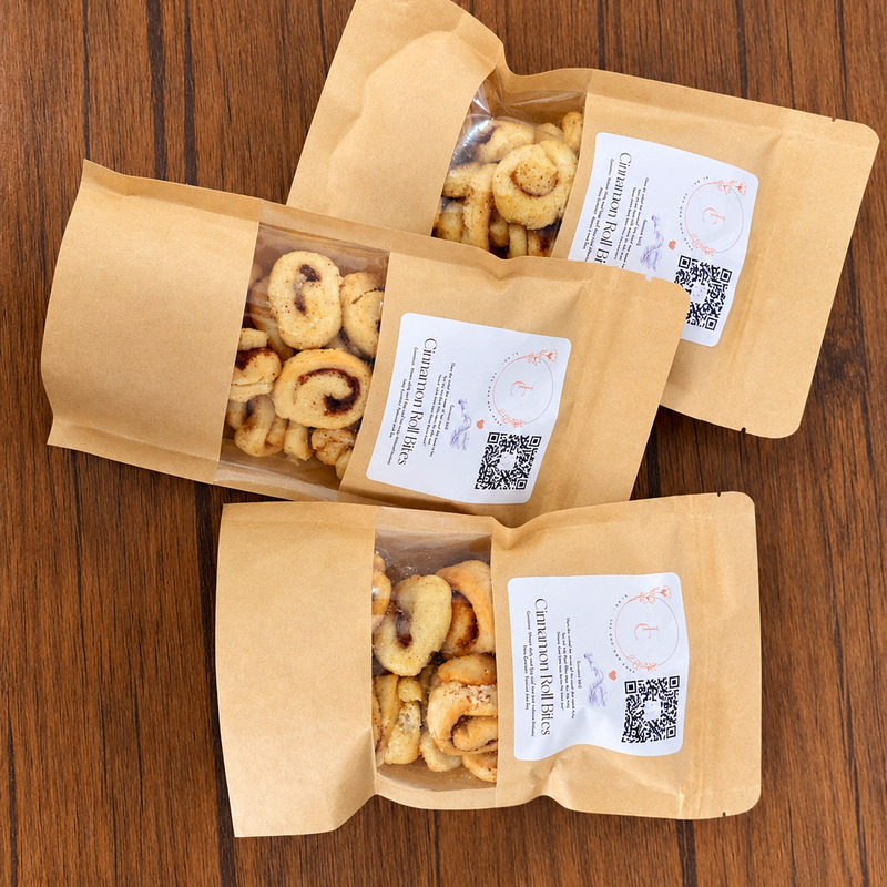 cinnamon roll bites