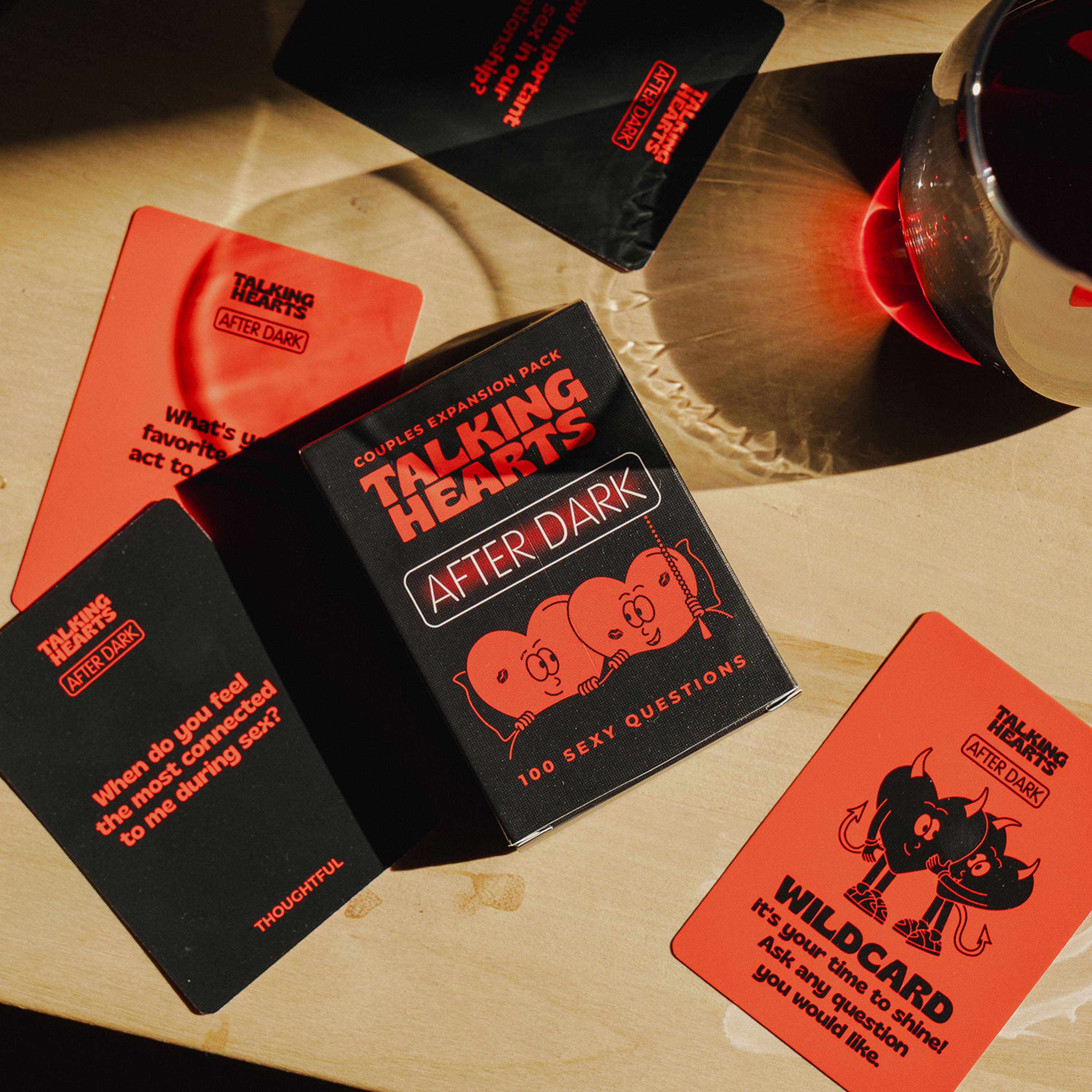 Talking Hearts After Dark product shot