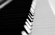 Zig-zagging piano keys, focusing on C#