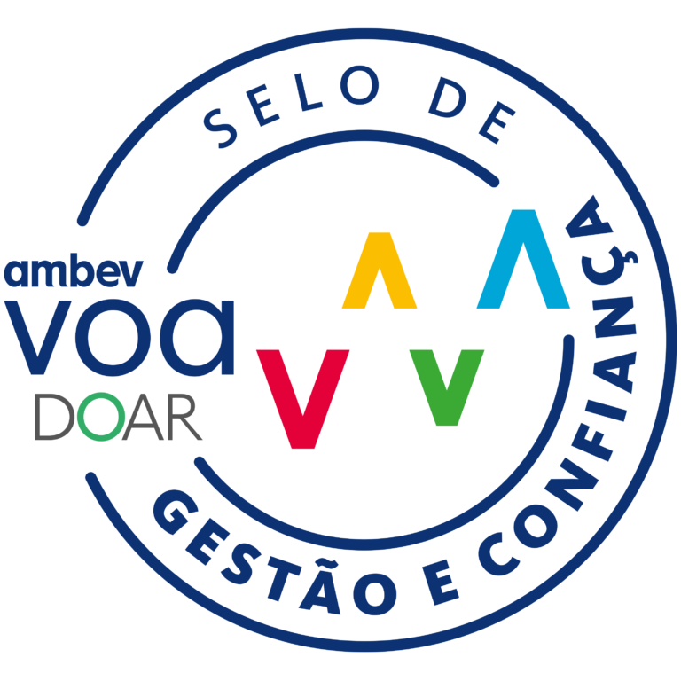 Selo Programa Ambev Voa e Melhores ONGs 2024. Selo Programa Ambev Voa e Melhores ONGs 2024.