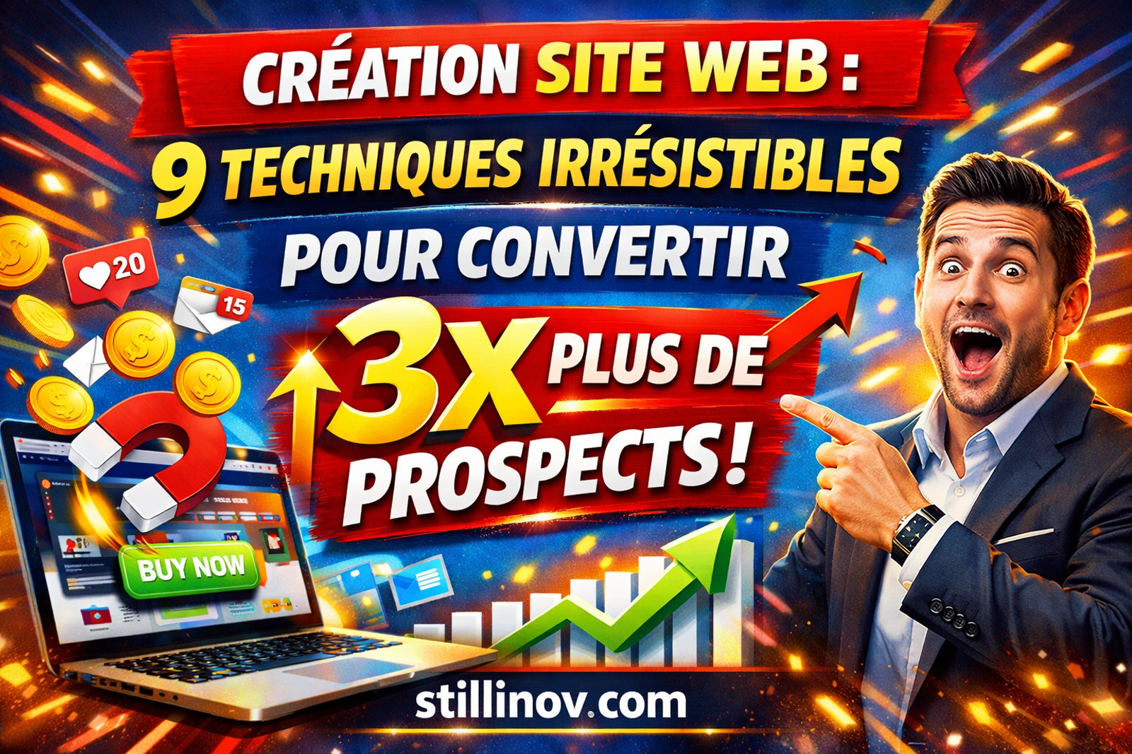 Création site web : 9 Techniques Irrésistibles pour Convertir 3x Plus de Prospects