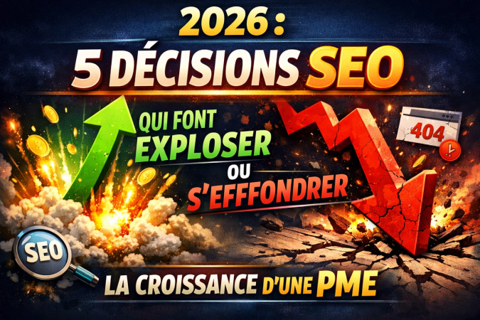 2026 : 5 décisions SEO qui font exploser (ou s’effondrer) la croissance d’une PME