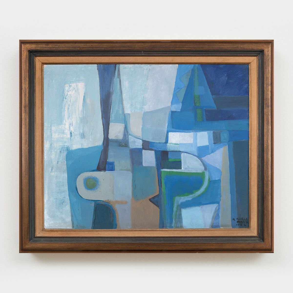 Roberto Burle Marx — Composição em azul, 1982