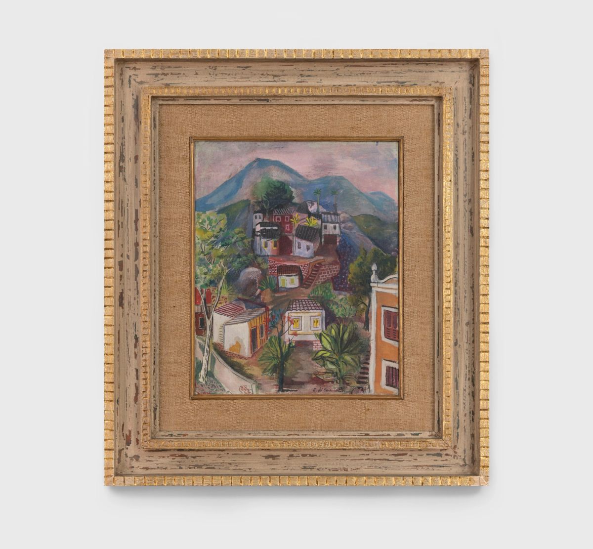Di Cavalcanti — Paisagem de Santa Tereza, déc. 1950