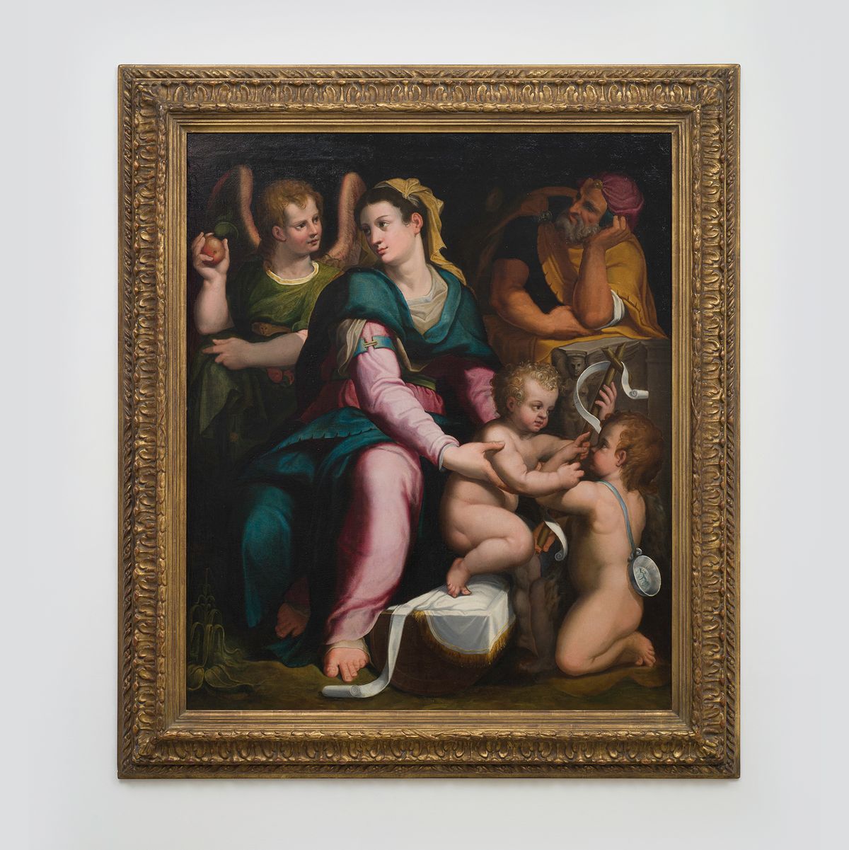 Lorenzo Sabatini — The Holy Family with John the Baptist and an angel, s.d.