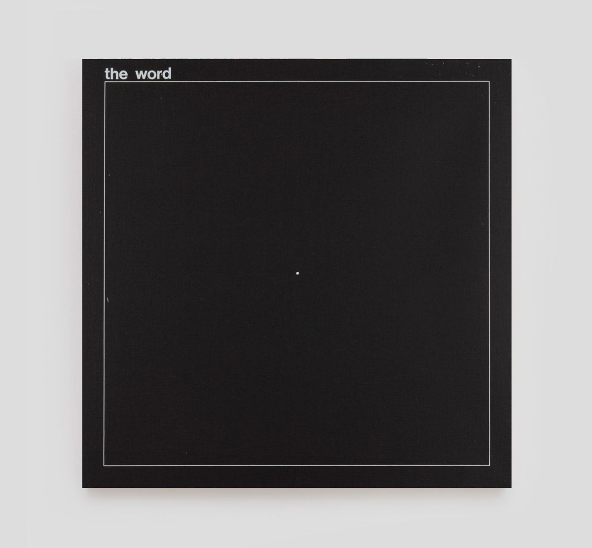Antonio Dias — The word, 1970