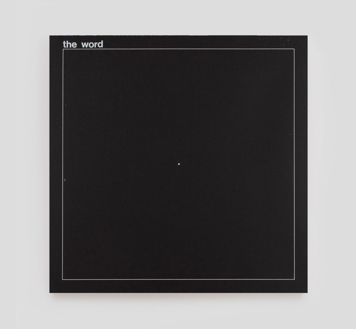 Antonio Dias — The word, 1970