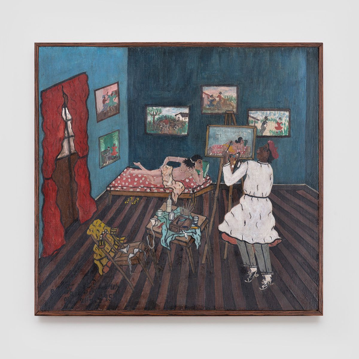 Heitor dos Prazeres — Musa no ateliê, 1959