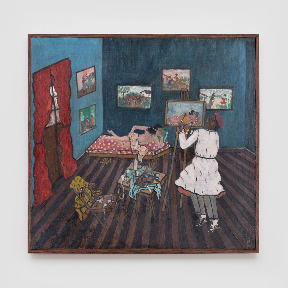 Heitor dos Prazeres — Musa no ateliê, 1959