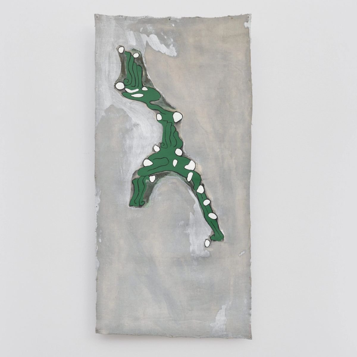 José Leonilson — Corredeira verde, 1989