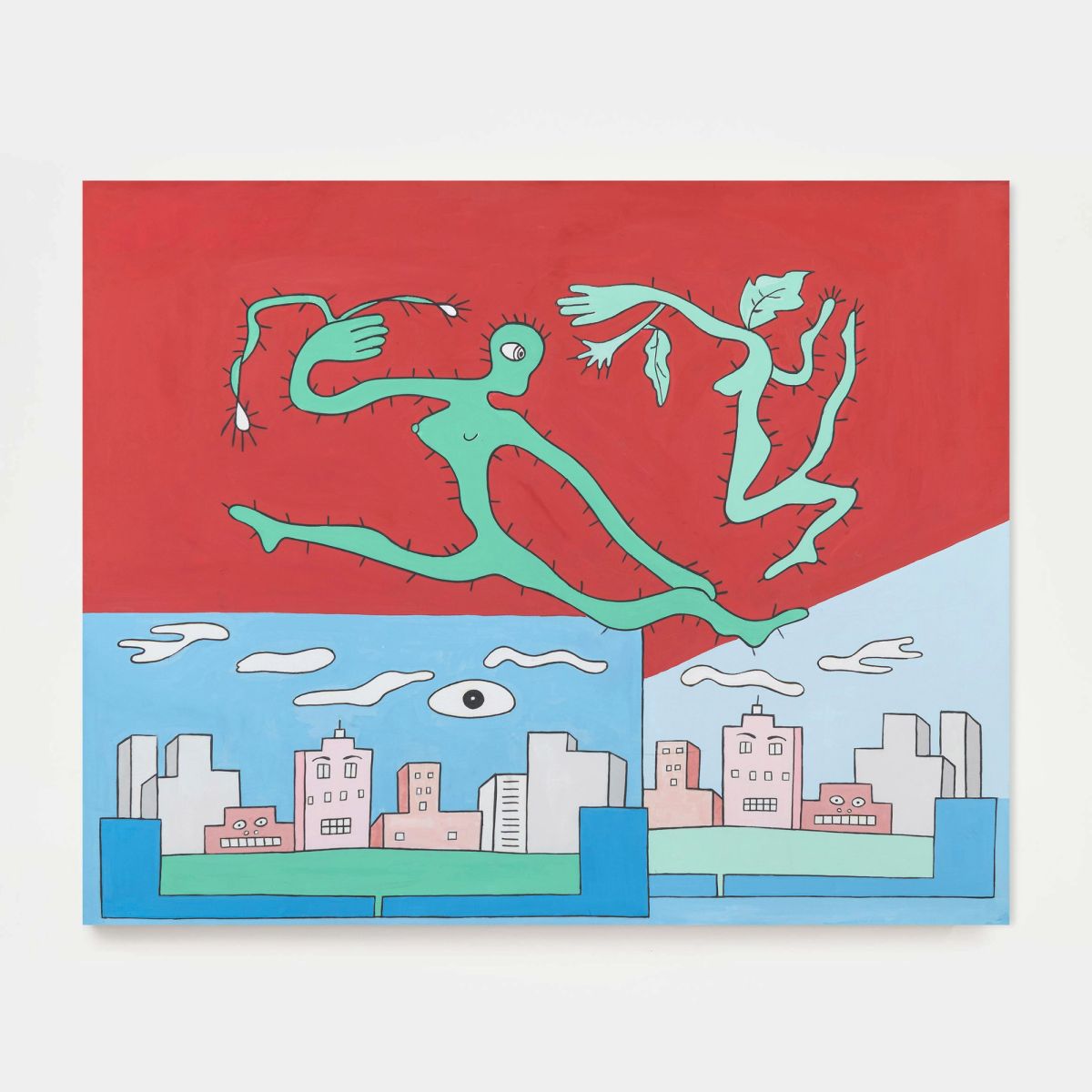 Victor Arruda — Figuras vegetais sobre a cidade ainda adormecida, 2022