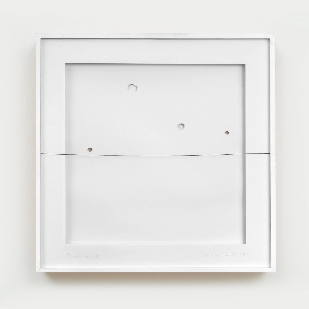 Anna Maria Maiolino — Em cima da linha, da série Desenhos/Objetos, 1976/2001