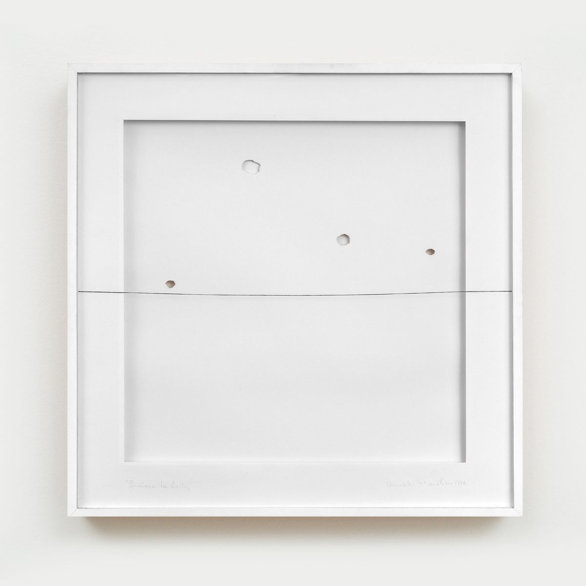 Anna Maria Maiolino — Em cima da linha, da série Desenhos/Objetos, 1976/2001