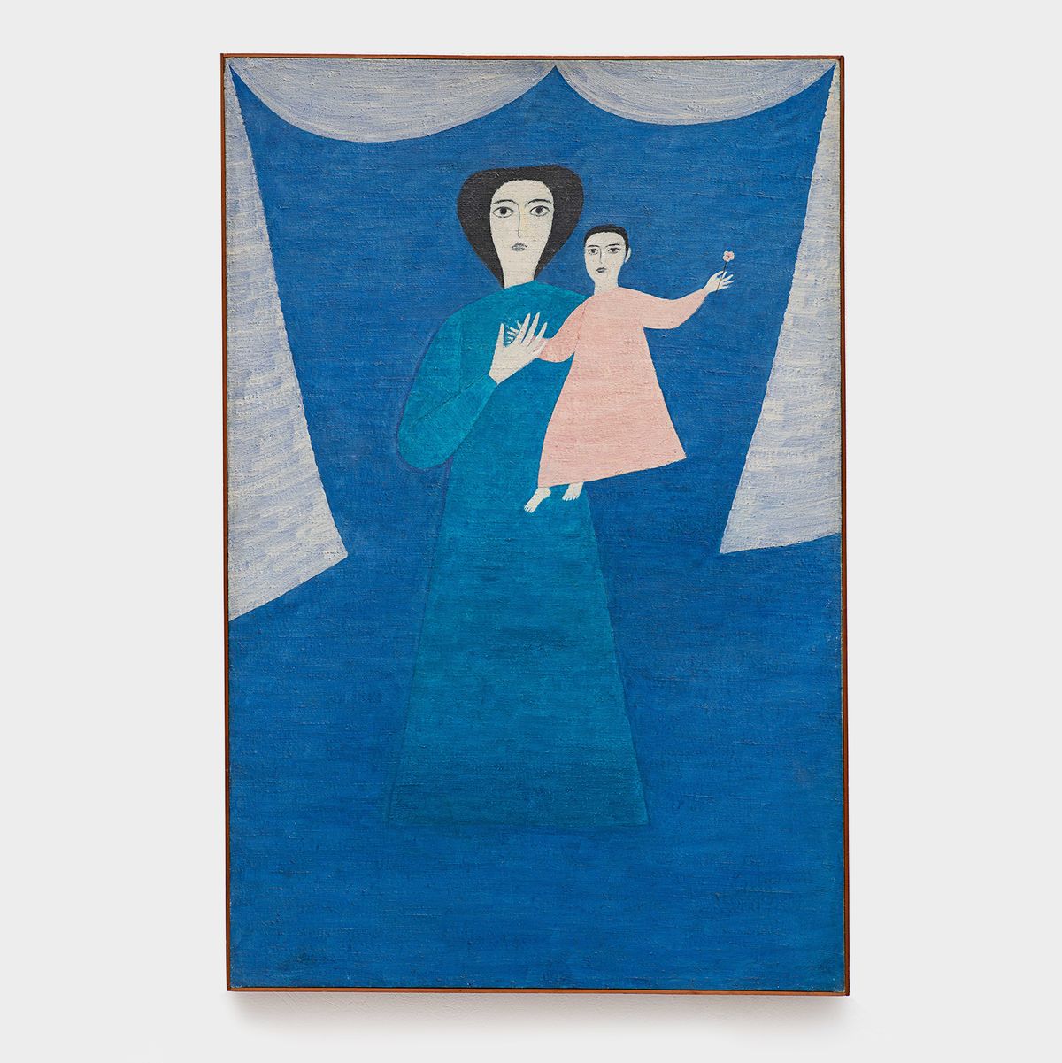 Alfredo Volpi — Madona, déc. 1960