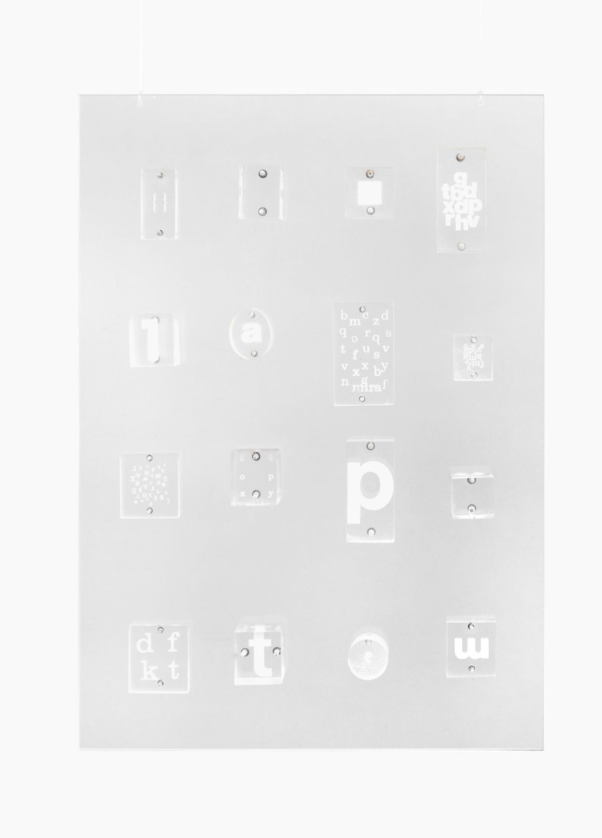 Mira Schendel — Untitled, from the Toquinhos series, 1970's