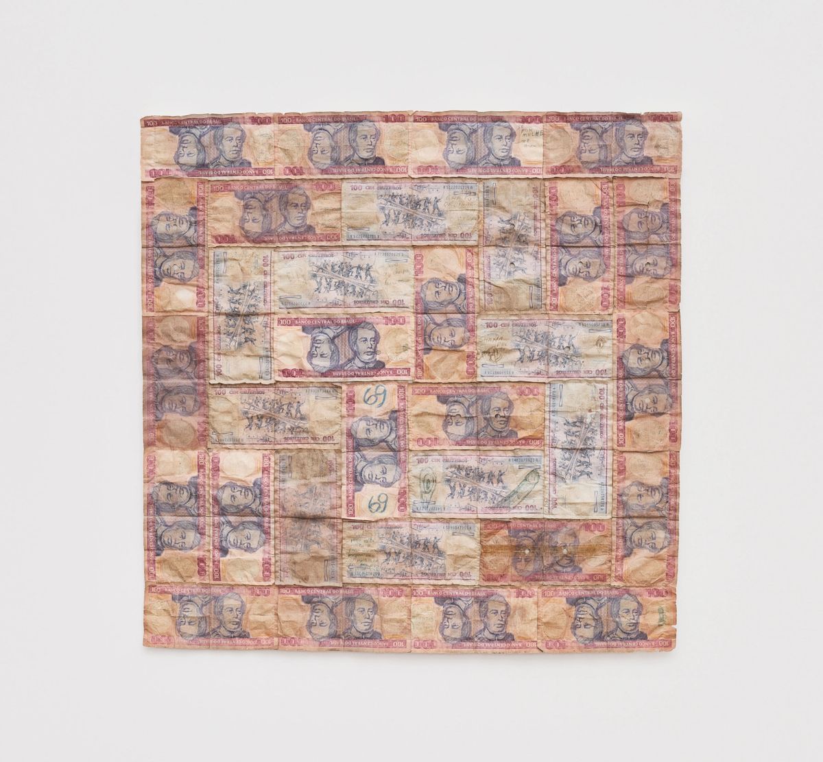 Jac Leirner — Os cem, 1988