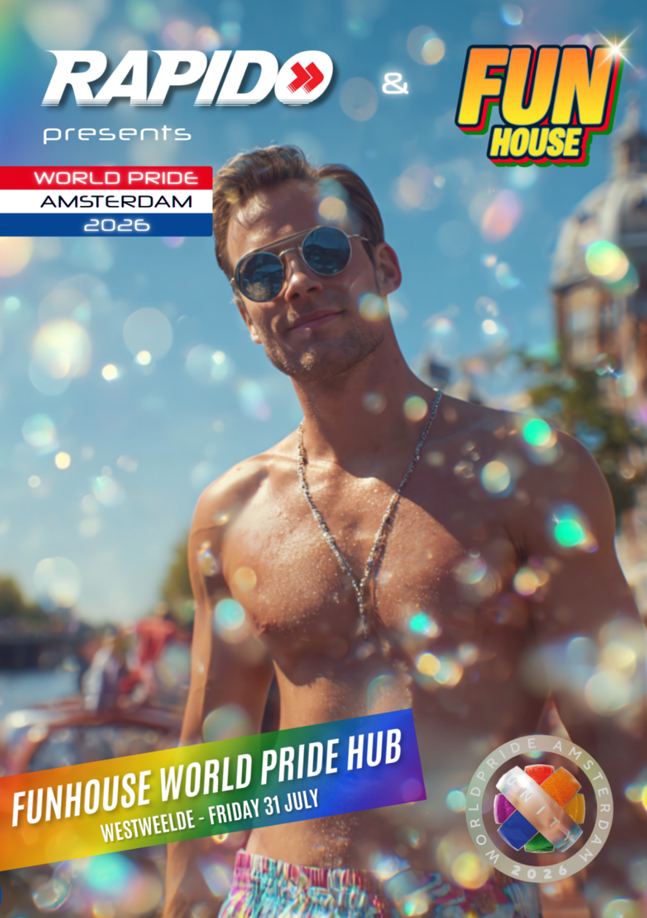 FunHouse - World Pride Hub Amsterdam 2026 – Friday Opening Party