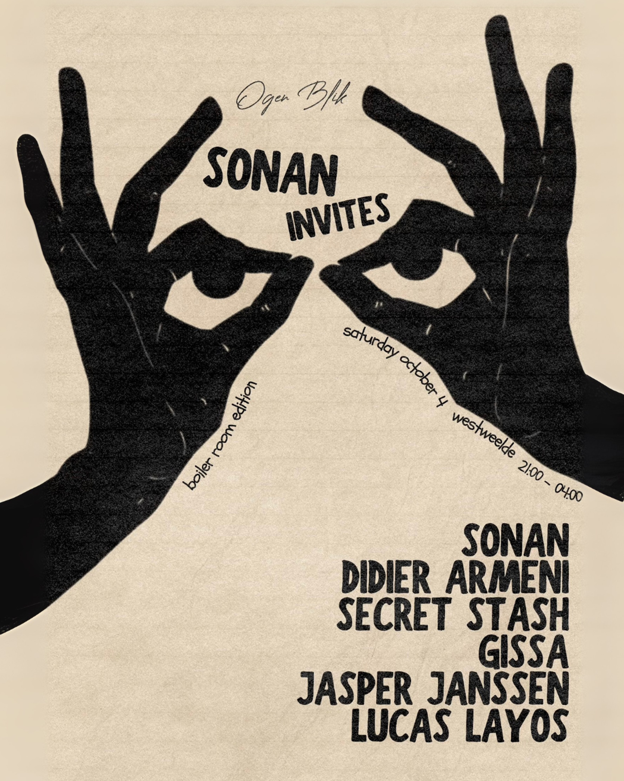 Ogen Blik presents sonan invites