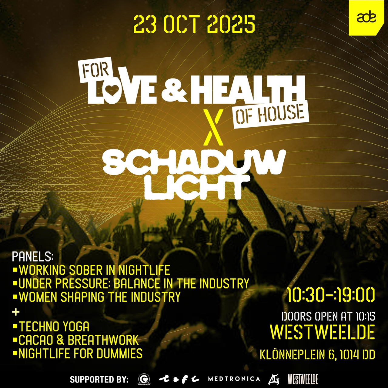 for love and health X schaduw licht ADE