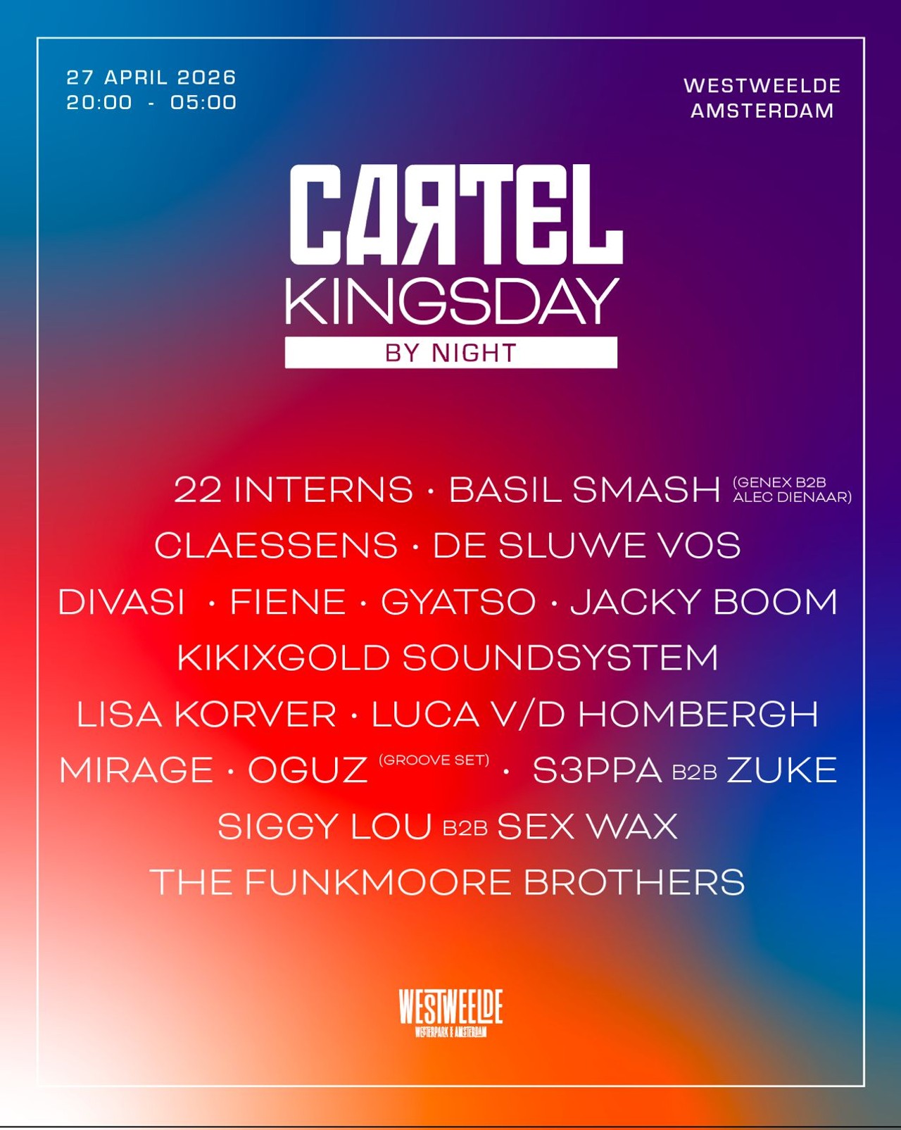cartel kingsday 2026