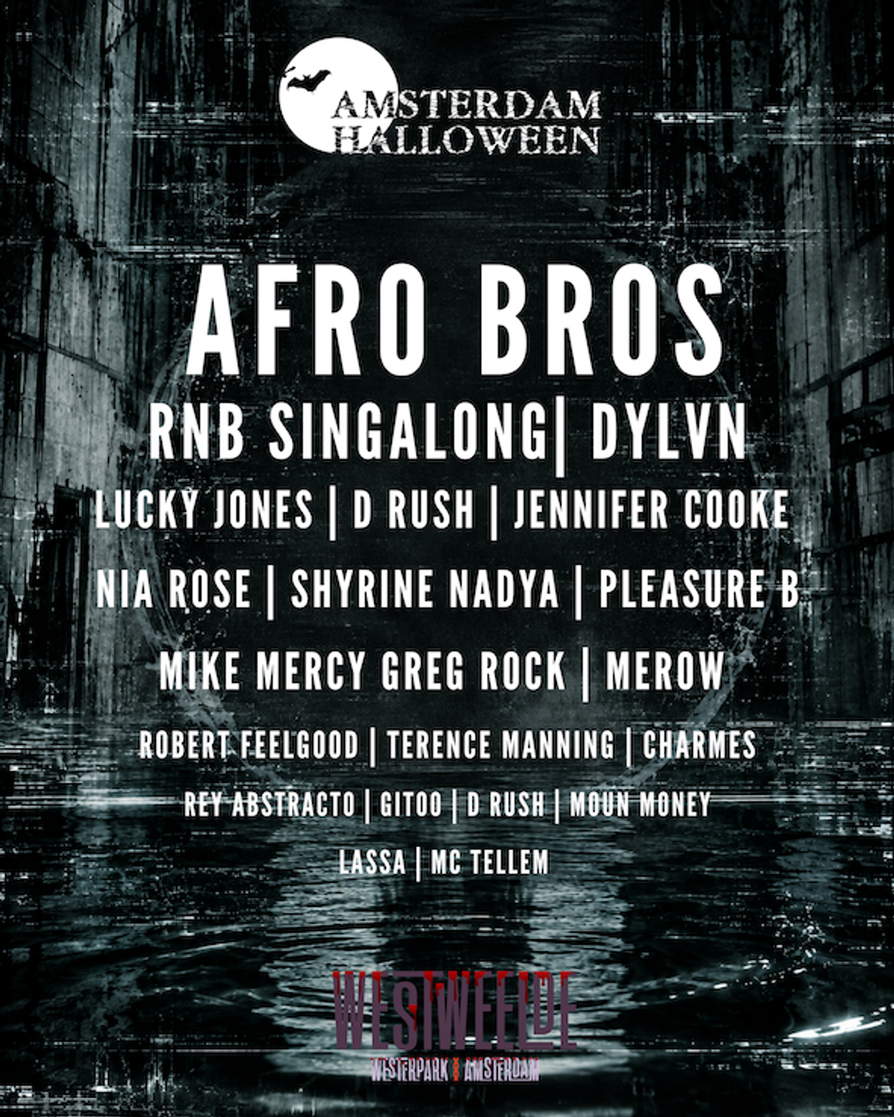 Line-up Amsterdam Halloween