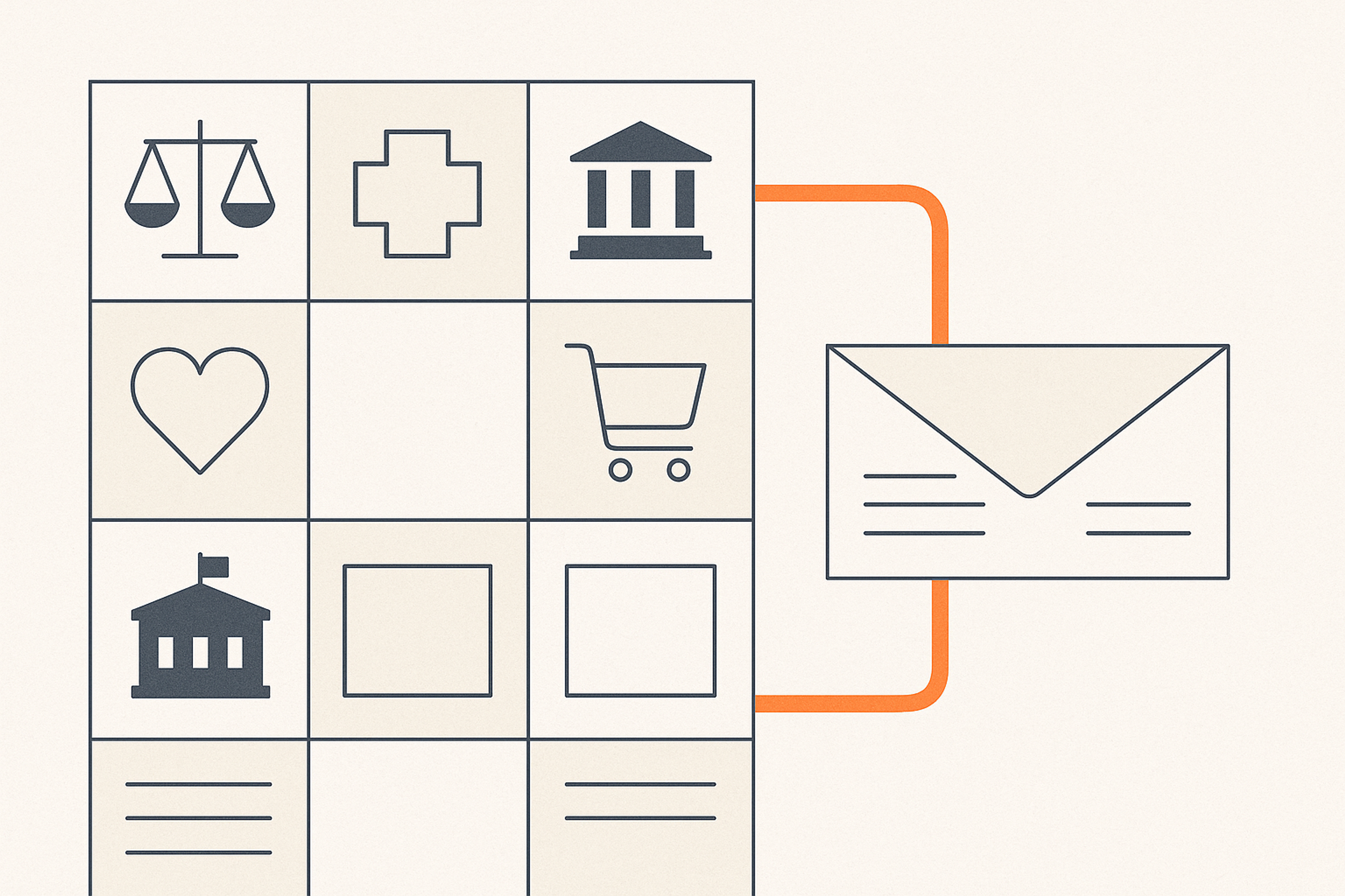 Editorial illustration for the Intelliprint /solutions page