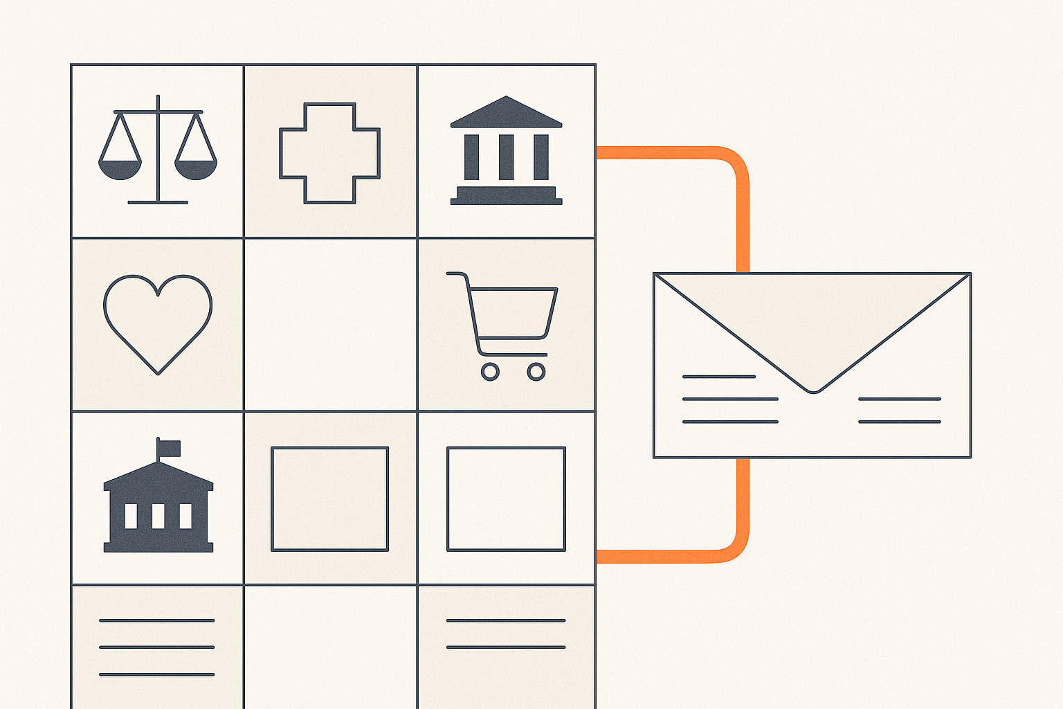 Editorial illustration for the Intelliprint /solutions page