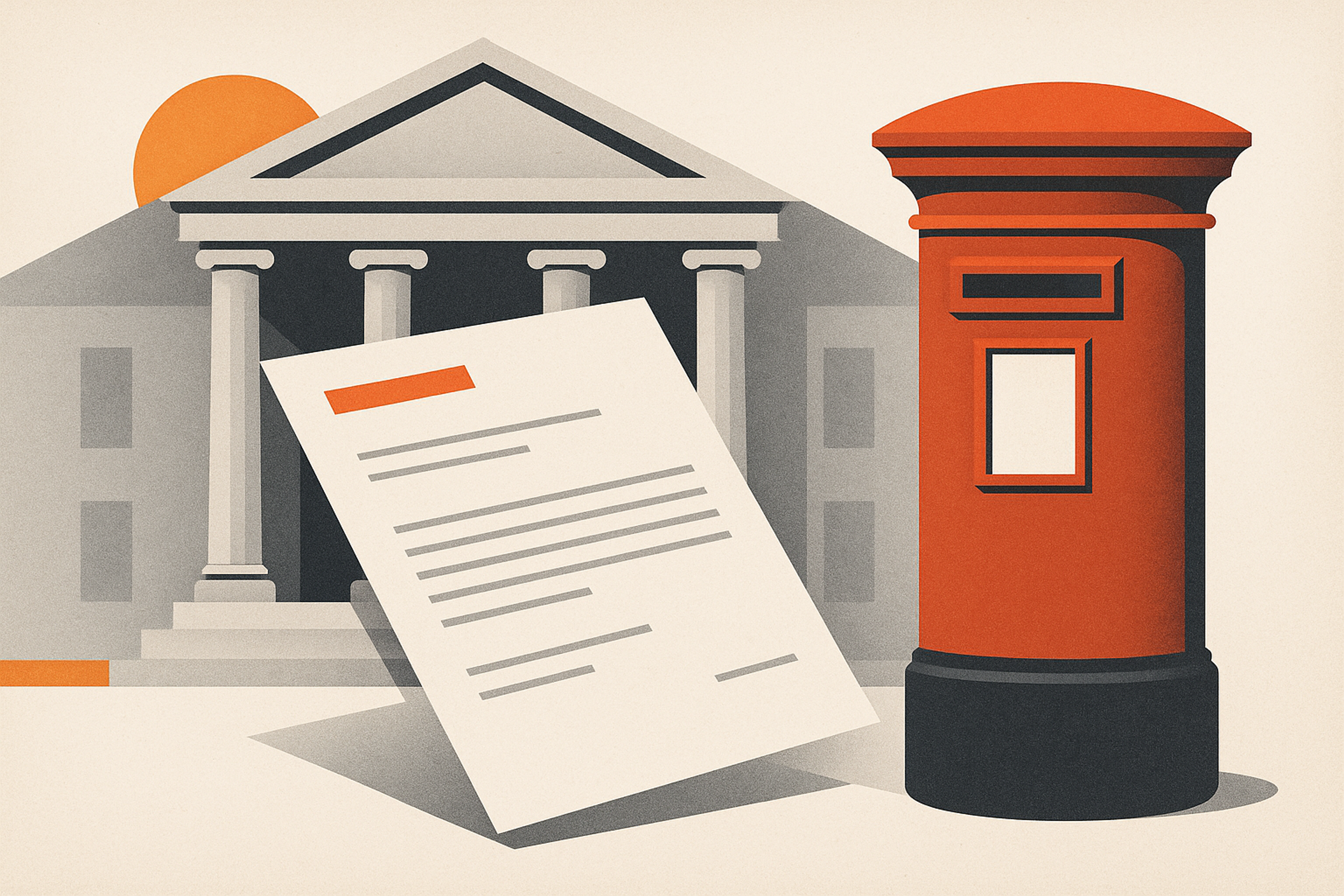 Illustration representing send section 21 notices for law firms on Intelliprint