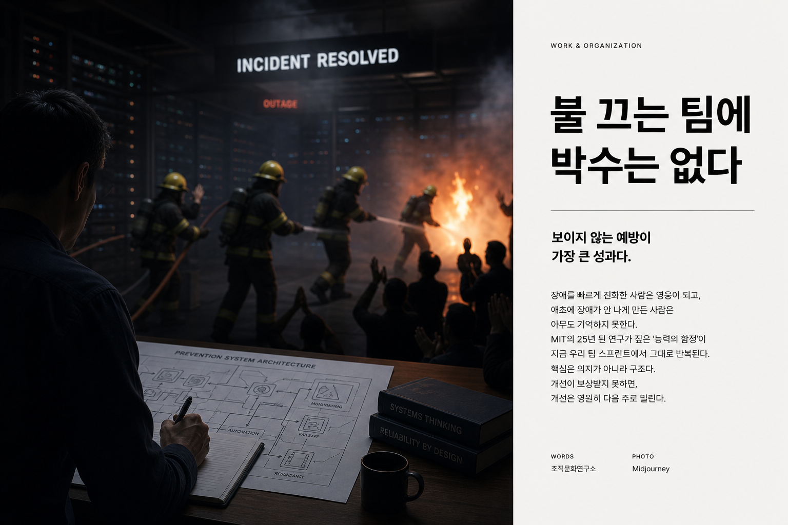 불 끄는 팀에 박수는 없다