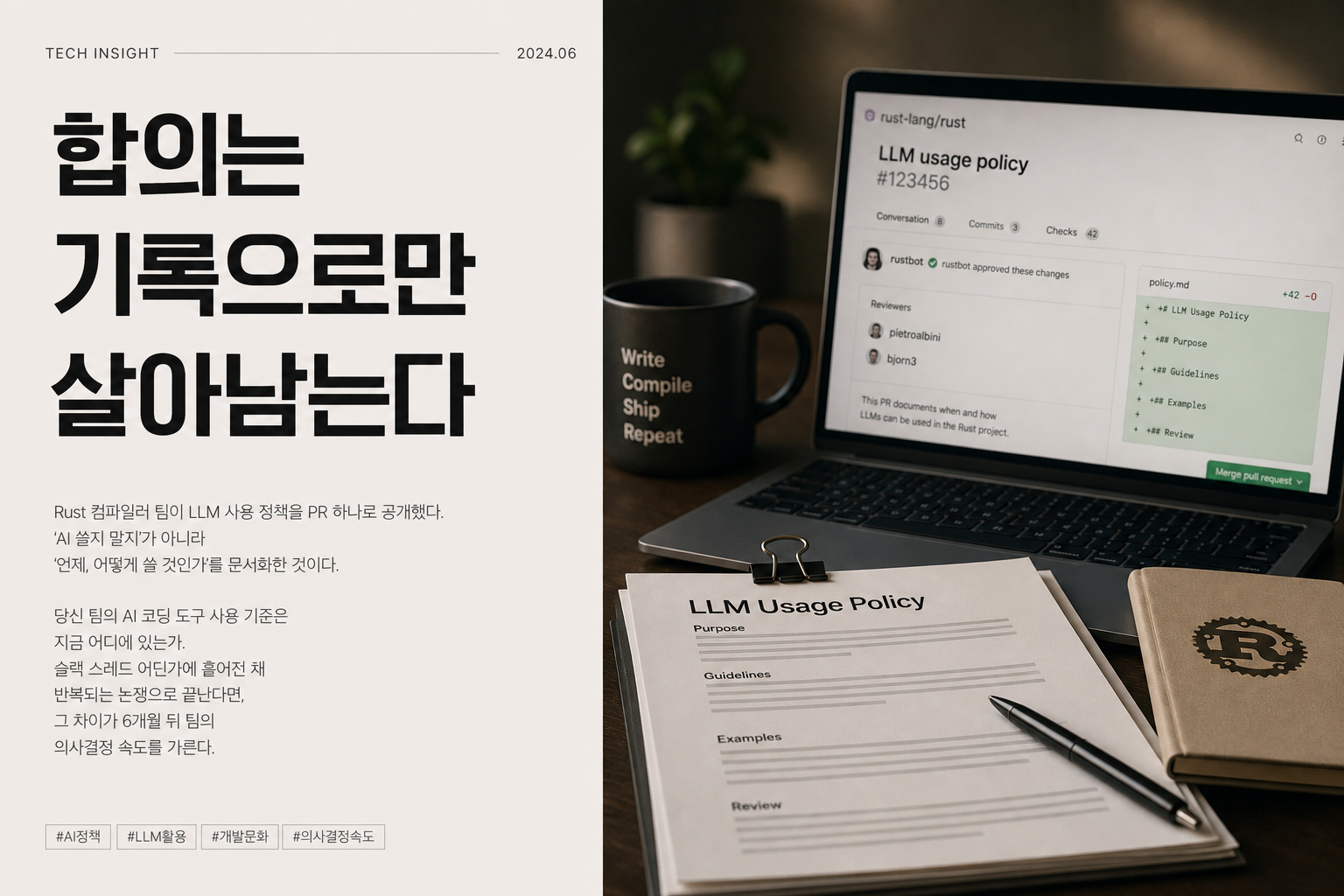 합의는 기록으로만 살아남는다