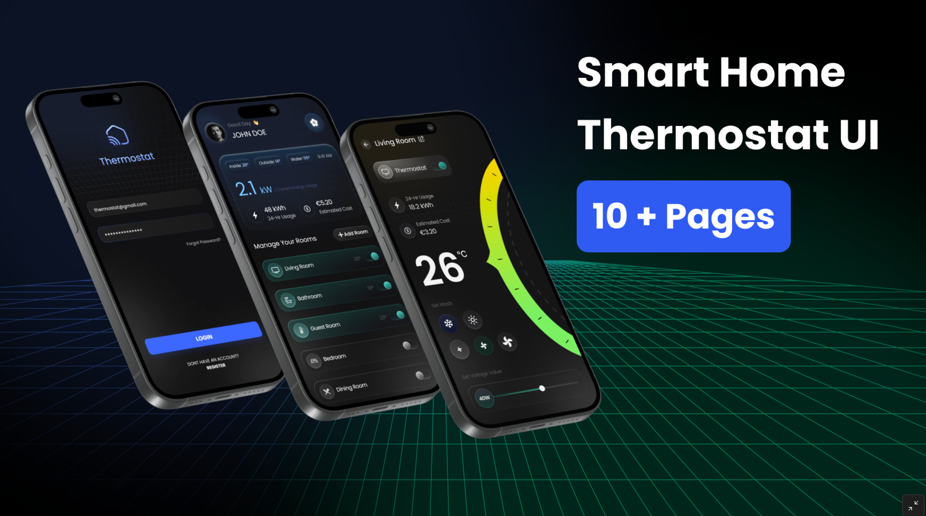 Smart Thermostat System project thumbnail