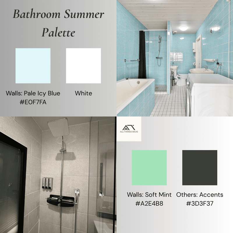 Your Bathroom Gets the Spa Treatment _ Deep Summer Color Palette, From All Things Snug, the Interior Design Platform for Homeowners and Renters