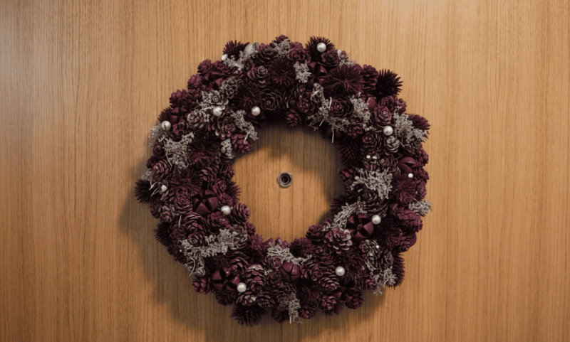 Deep Plum and Burgundy Wreaths (Jewel-Tone Sophistication)