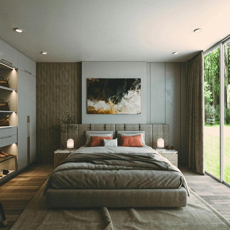 Muted Gold Elegance in Bedroom_ Billy Jo Catbagan