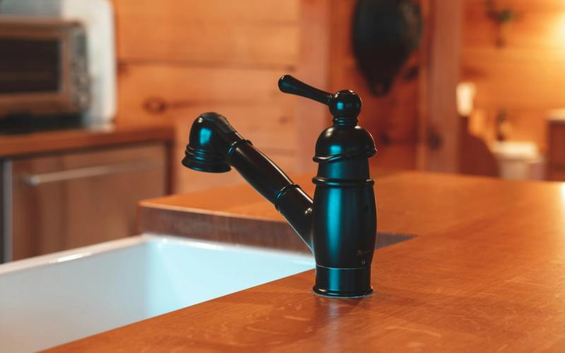 Sculptural Kitchen Faucet _ All Things Snug Kitchen Ideas