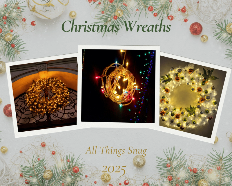 LED Pre-Lit Wreaths (Built-In Magical Glow)