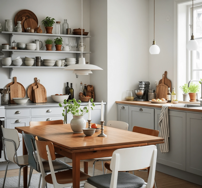 The Mix-and-Match Scandinavian Kitchen Design