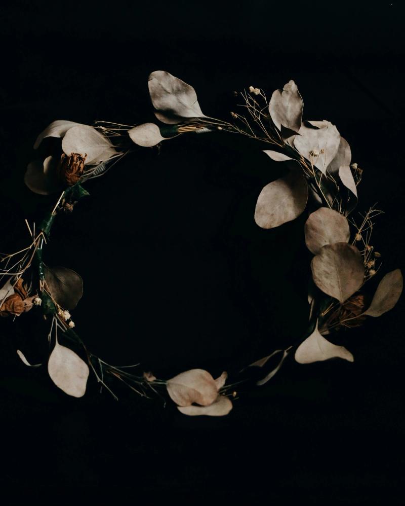 Minimalist Hoop Wreaths (Metal Rings with Sparse Greenery)
