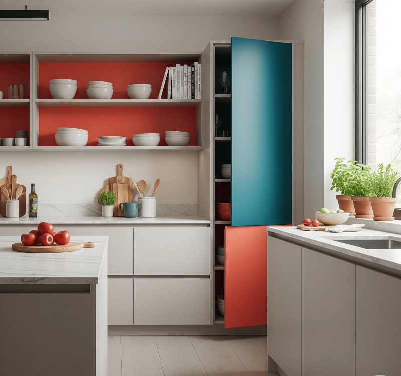 Pop Lots of Colors: Kitchen Paint Color Ideas _ All Things Snug