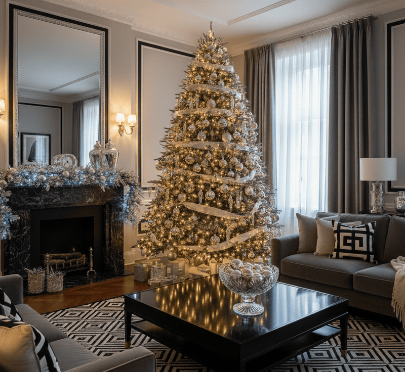 The Art Deco Elegance Christmas Theme (Vintage Glitz)