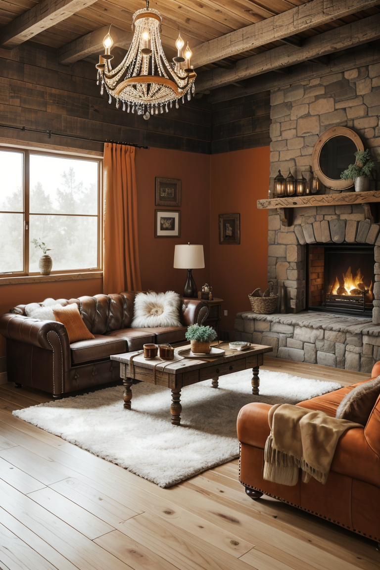 7 Simple Western Living Room Ideas: The Cowboy Charm Living Room Theme